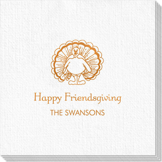 Friendsgiving Luxury Deville Napkins